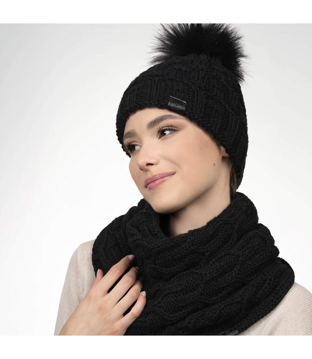 Ensemble Snood Bonnet Maribel  - Fabriqué en UE-2