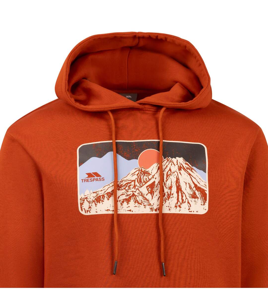 Mens Norton Mountain Hoodie Burnt Orange Trespass-4
