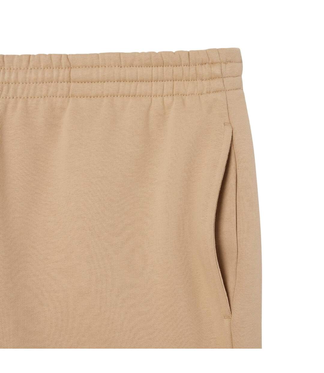 Mens Fleece Regular Shorts Beige Lacoste-3