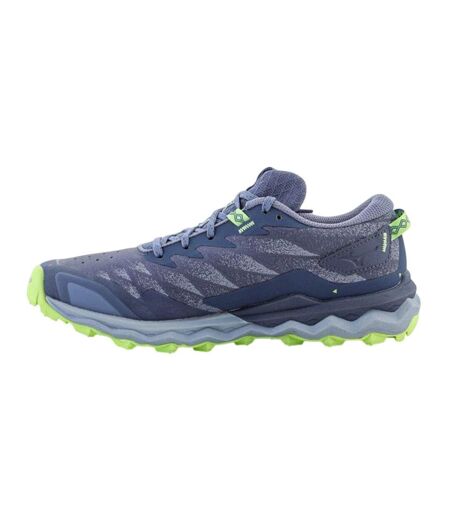 Chaussures Style Vague Daichi Femme Bleu Marine Vert Mizuno