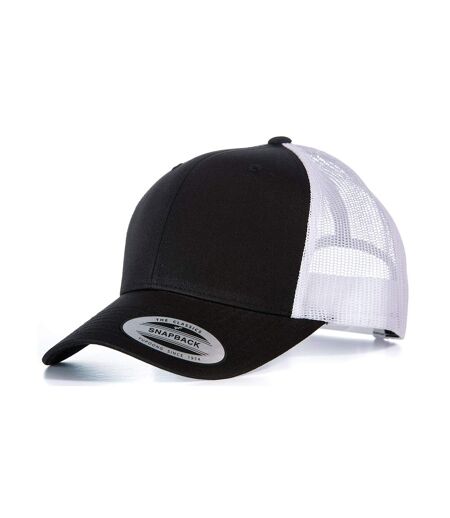 Casquette trucker adulte noir / blanc Flexfit