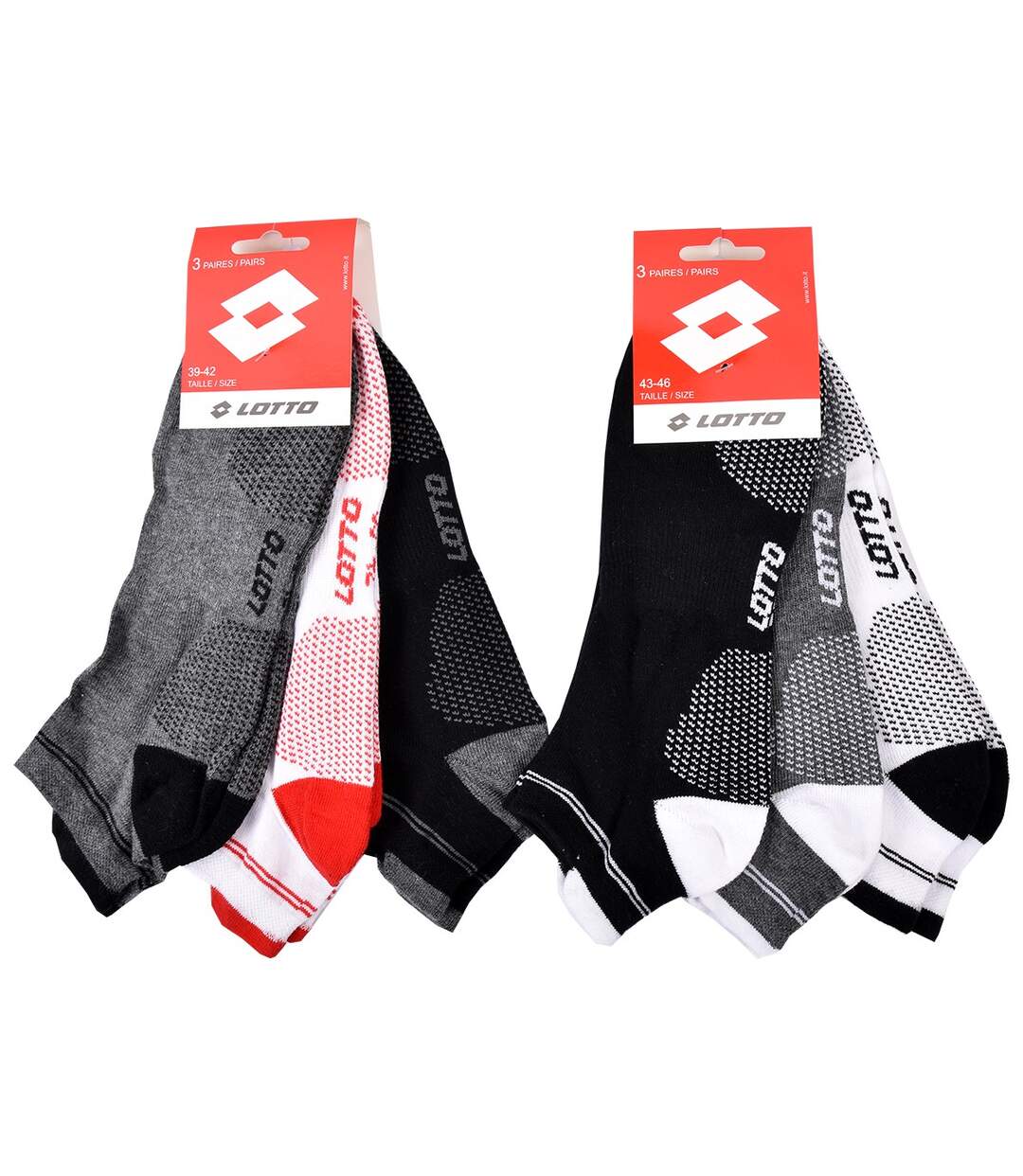 Chaussettes Homme LOTTO Pack de 6 paires SNEAKER 3414