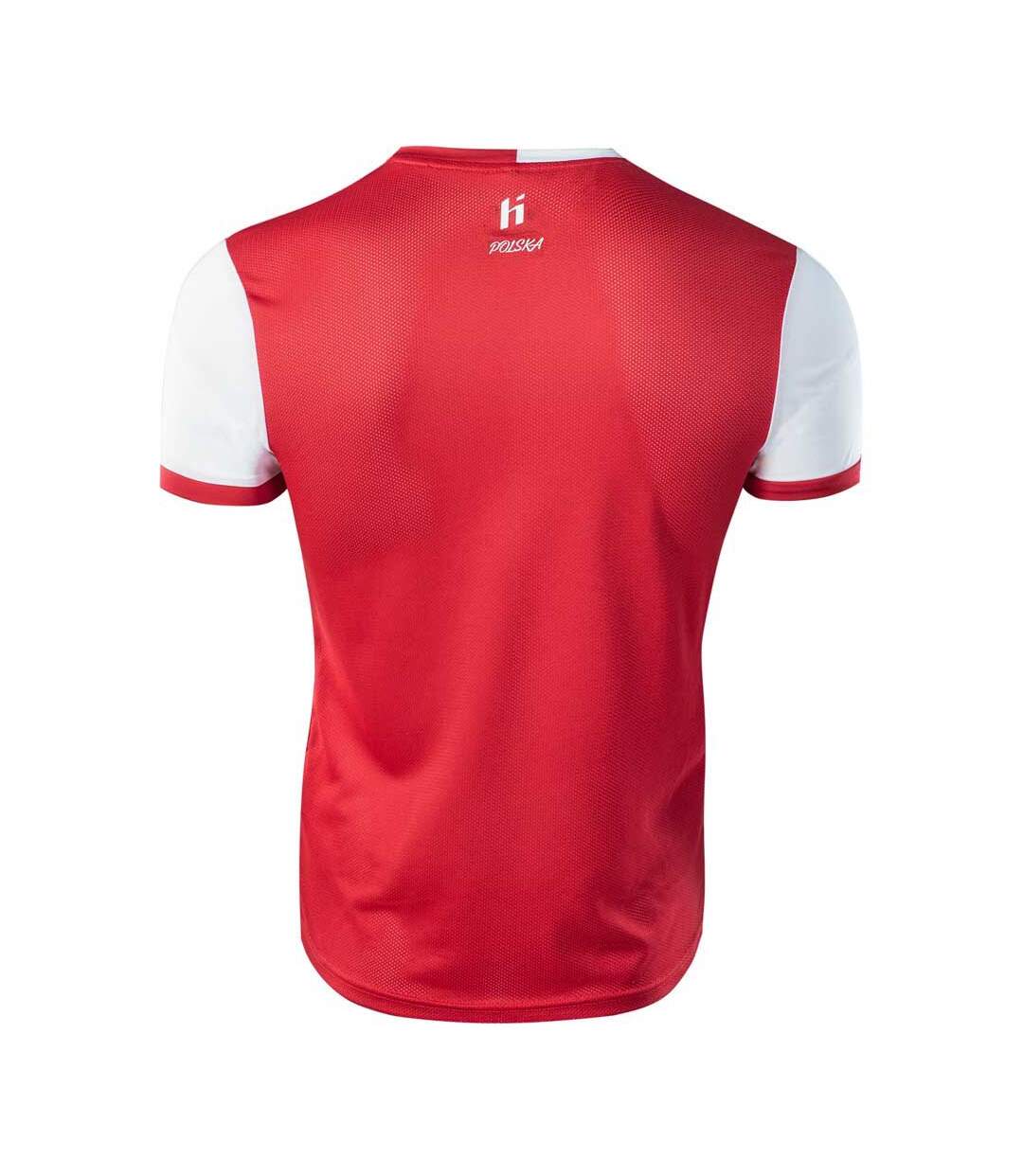 T-shirt Alumini Poland Homme Rouge Blanc Vif Huari-2