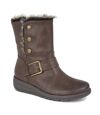 Cipirata Womens/Ladies Faux Fur Coralla Ankle Boots (Brown) - UTDF1873