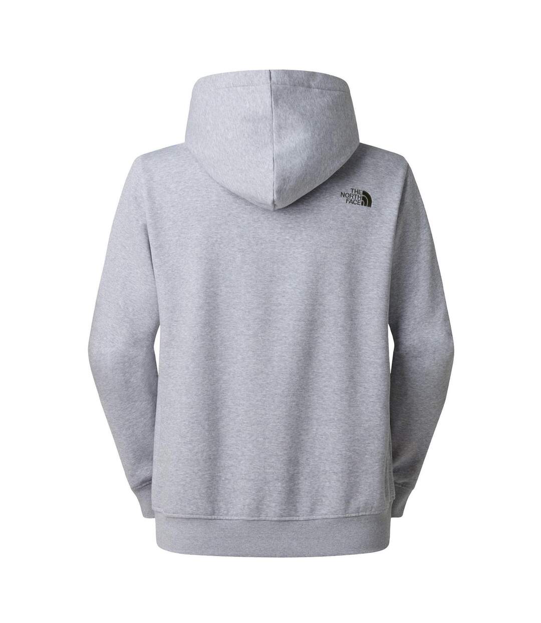 Mens Drew Pull Over Hoodie Mid Grey The North Face-1