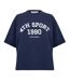 T-shirt Sophi Femme Bleu Marine 4th & Reckless-2