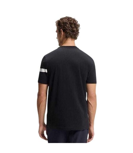 Mens Colour Stripe Regular T-shirt Dark Blue Boss