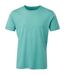 Mens organic t-shirt teal Anthem