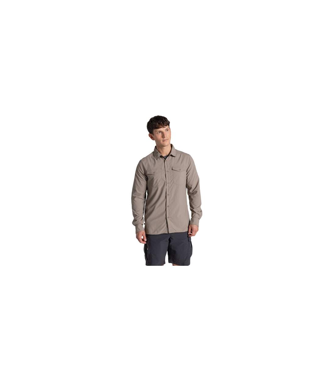 Chemise Loukkos Homme Beige Craghoppers-1