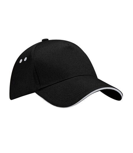 Casquette Ultimate Adulte Noir Gris Clair Beechfield