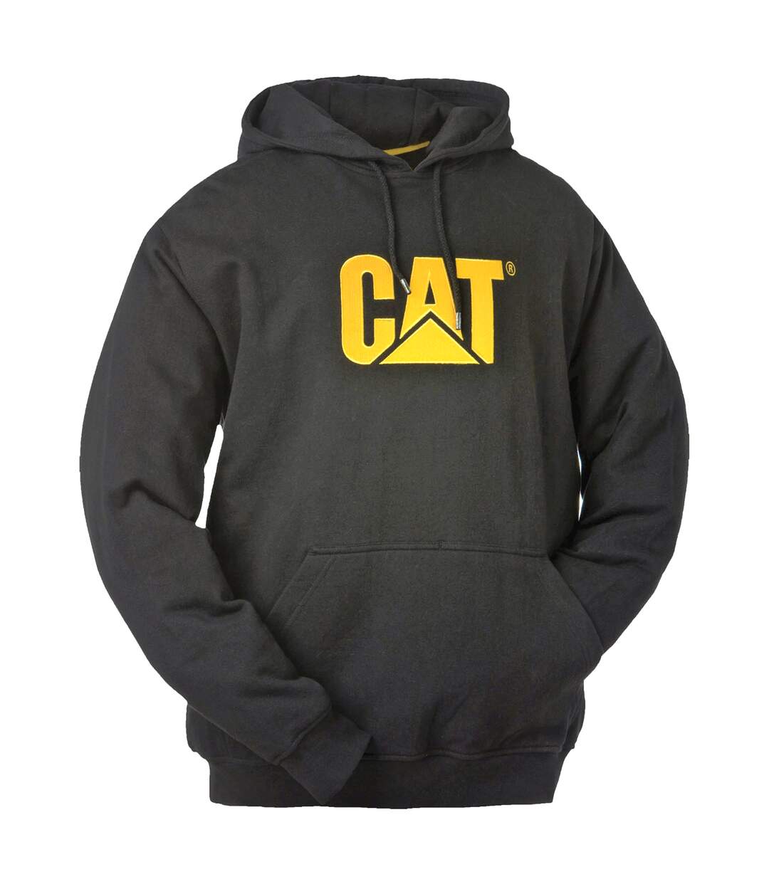 Caterpillar Trademark Hooded Sweatshirt / Mens Sweatshirts (BLACK) - UTFS813