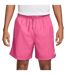 Short De Survêtement Club Flow Homme Rose Blanc Nike-1