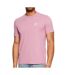 T-Shirt rose homme calvin klein jeans badge 30s-1
