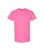 T-shirt Manches Courtes Homme Violet Fuchsia Gildan-1