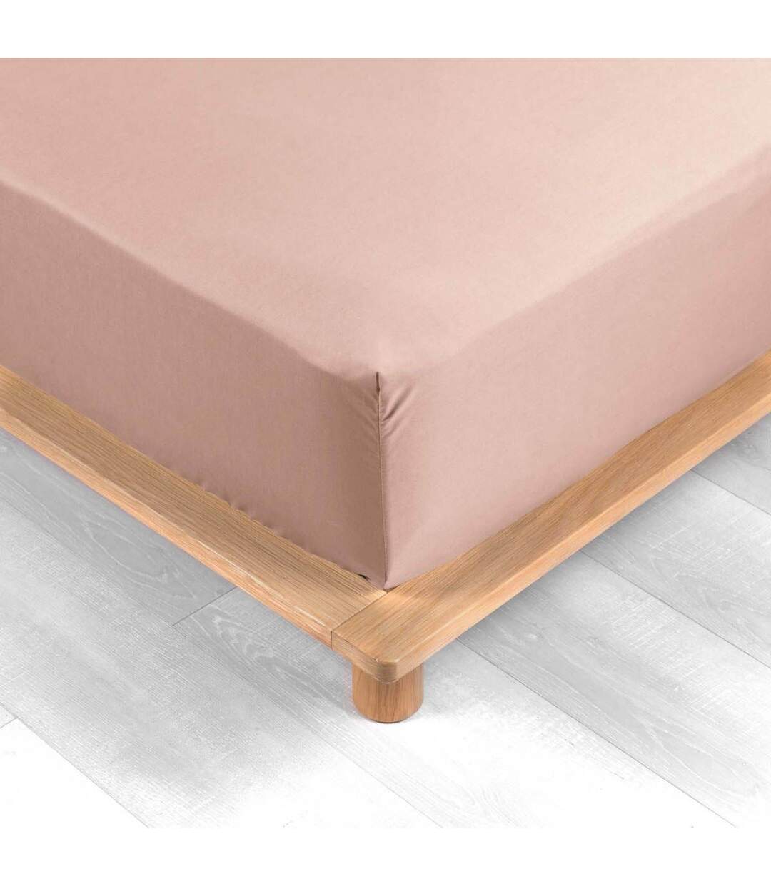 Drap Housse Percaline 140x190cm Nude-2