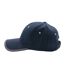 Impact aware contrast brushed cotton 6 panel cap navy XD Collection-3