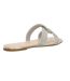 Womens/ladies Lo Lavenham Flat Slide Silver Dune London-2
