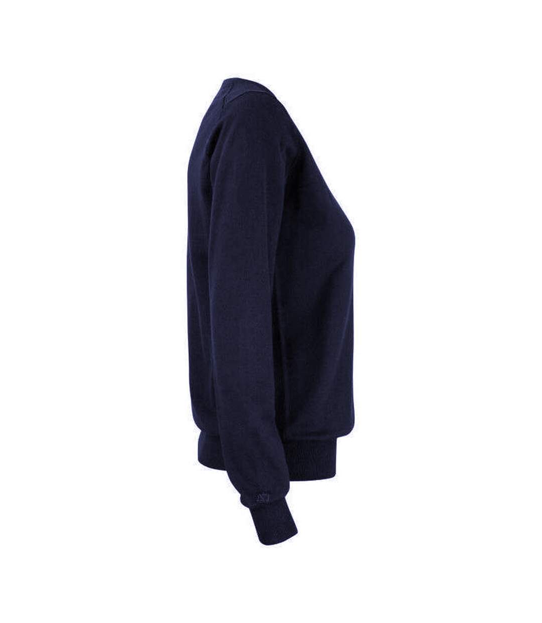 Womens/ladies Oakville Knitted Sweatshirt Dark Navy Cutter & Buck-4
