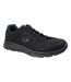 Baskets Satisfaction Homme Noir Skechers-1