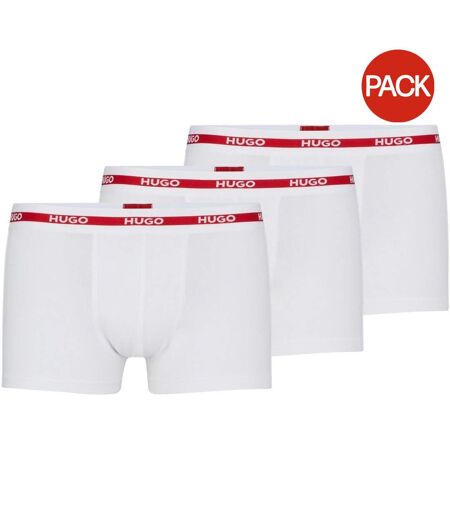 Lot De 3  Boxers Homme Blanc Hugo