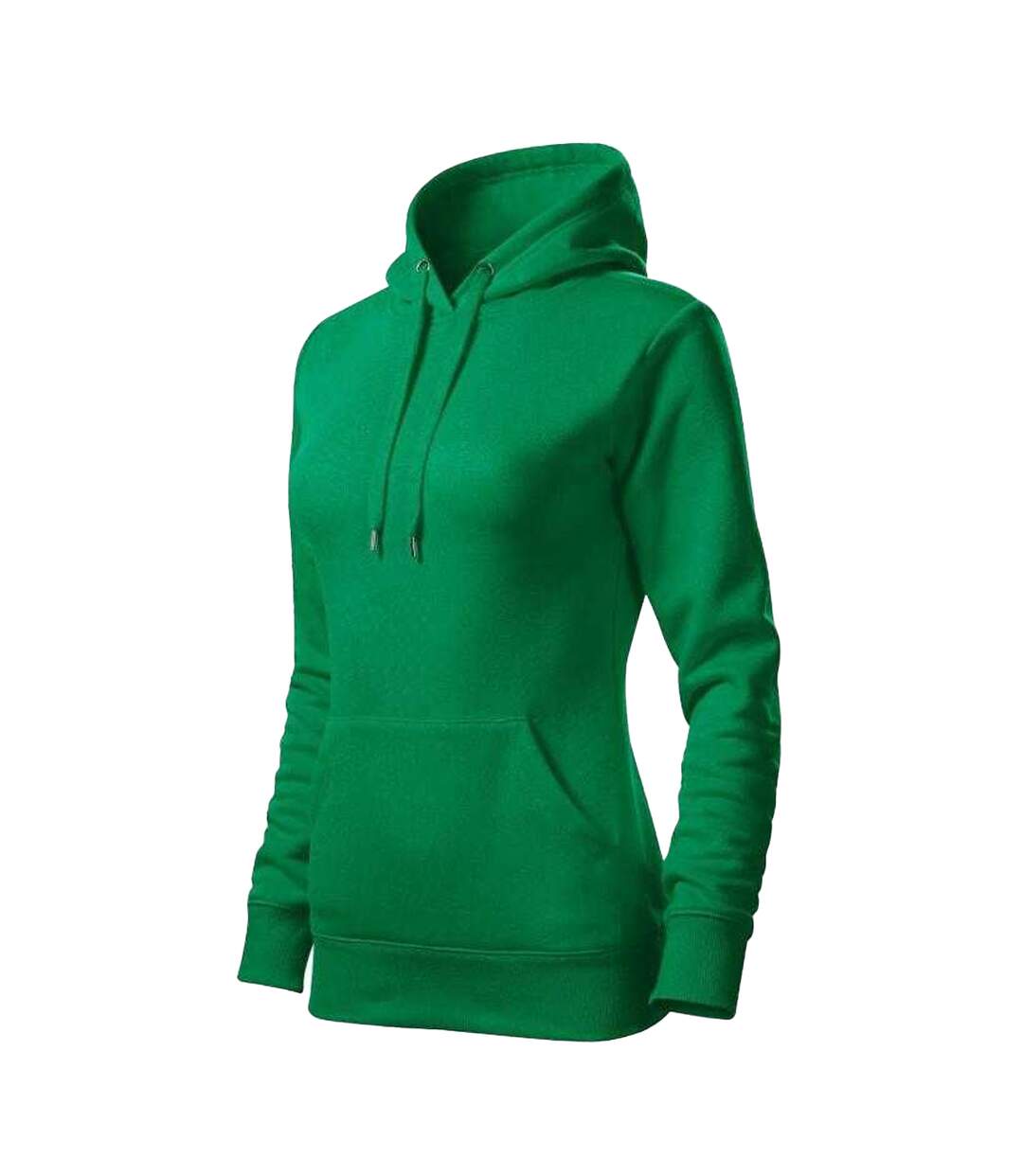 Womens/ladies Cape Hoodie Green Malfini-3
