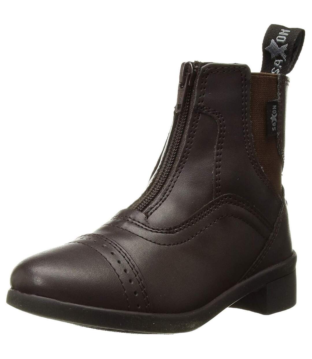 Bottines d´équitation syntovia adulte marron Saxon-1