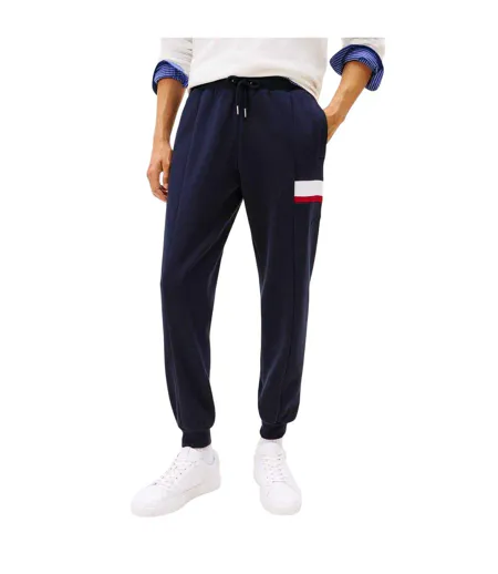 Mens Side Stripe Joggers Sky Blue Tommy Hilfiger