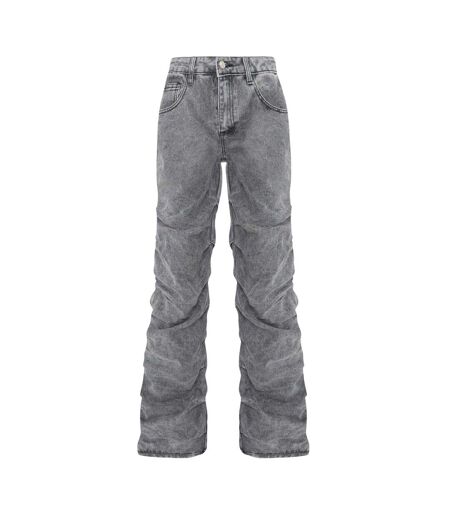 Womens/ladies Ruched Straight Jeans Black I Saw It First
