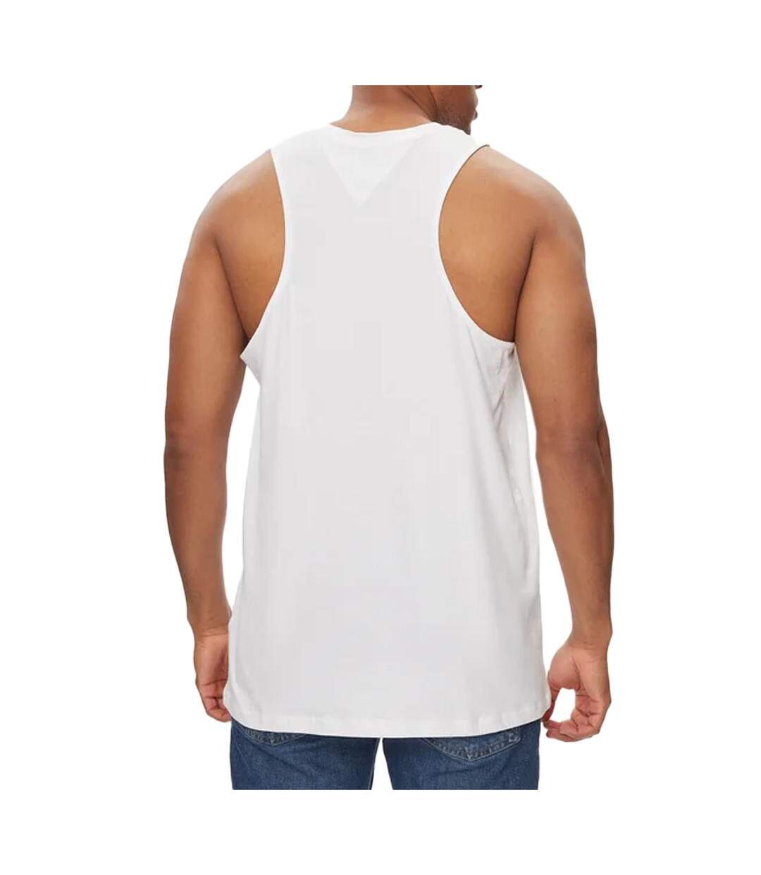 Débardeur blanc homme tommy hilfiger flag tank - 3xl-2