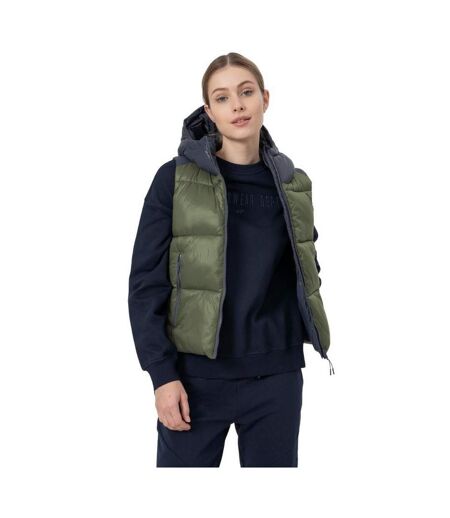 Veste Sans Manches H4z22 Femme Vert Kaki 4F