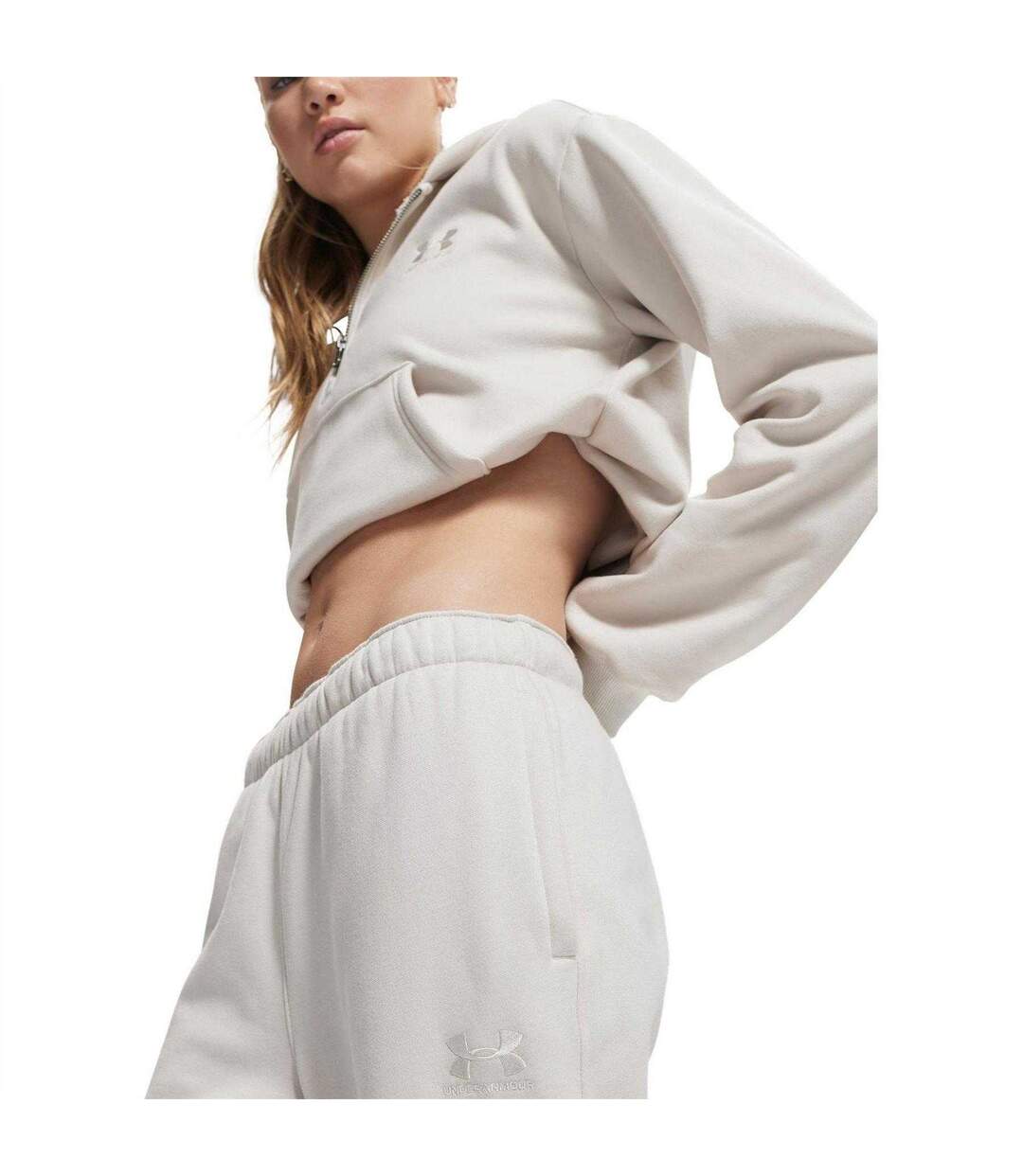 Pantalon De Survêtement Icon Vida Femme Blanc Under Armour-4