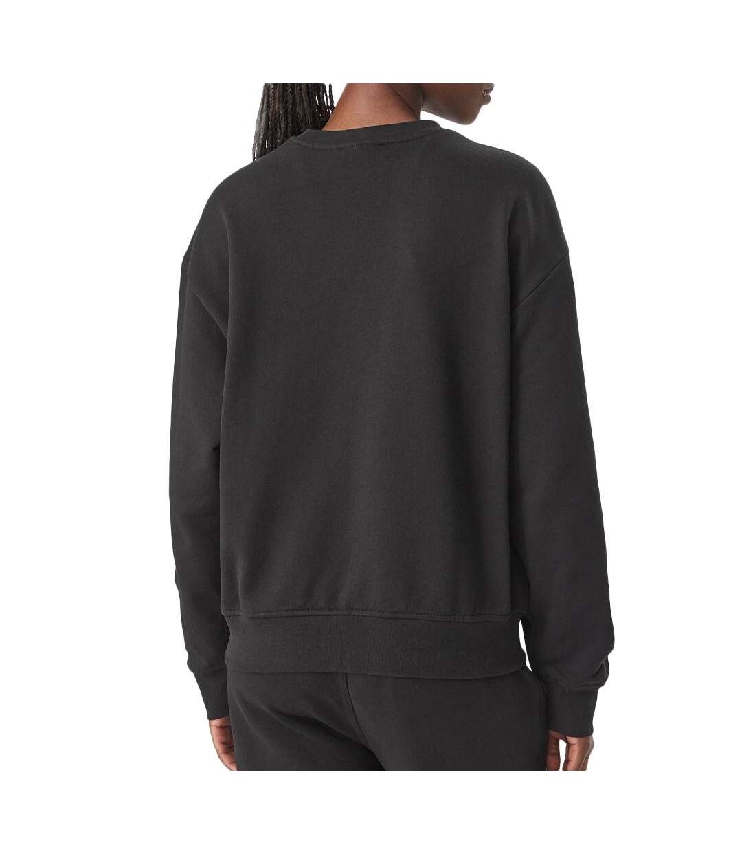 Sweat noir femme calvin klein jeans monogram-2