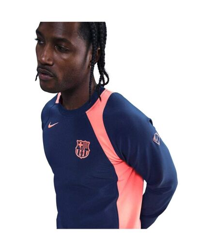 Sweat Motif/style Fc Barcelone T90 2025/2026 Homme Bleu Orange Nike