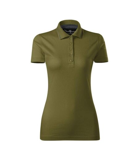 Womens/ladies Grand Polo Shirt Green Malfini