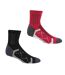 Regatta Womens/Ladies Outdoor Boot Socks (Pack of 2) (Light Steel/Niagra Blue) - UTRG6076