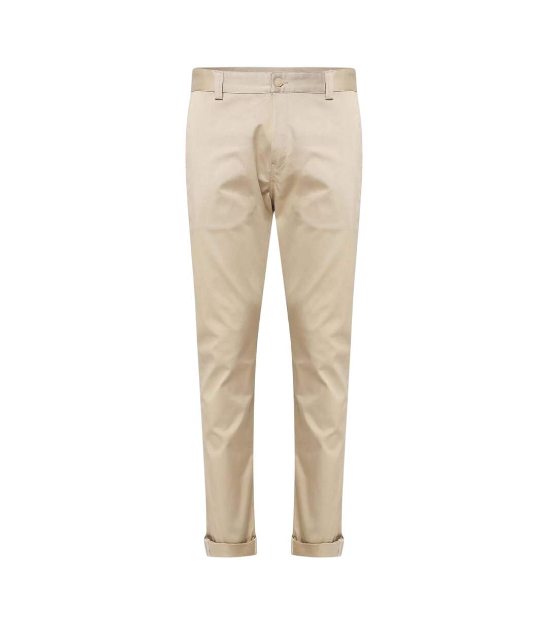 Mens Cotton Blend Slim Chinos Cream Replay-1