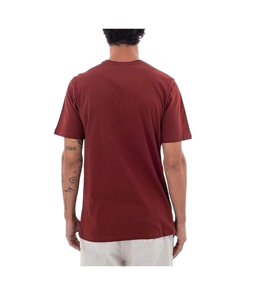 T-shirt bordeaux homme hurley hunter-2