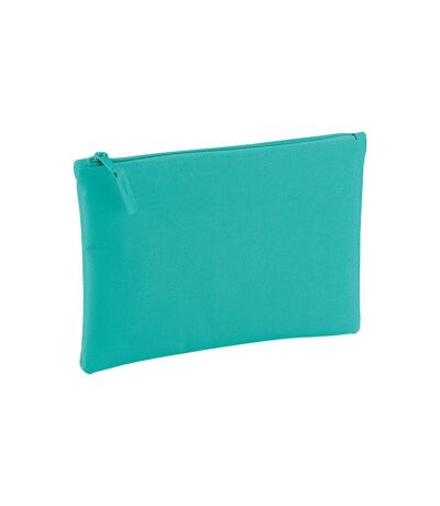 Plain pouch one size mint green Bagbase