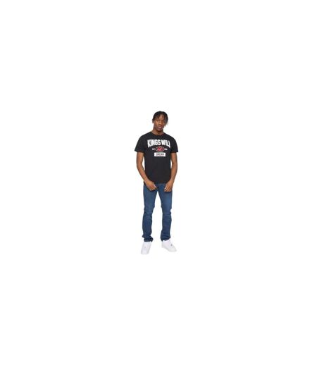 T-shirt Motif/style Texte Homme Noir Kings Will Dream