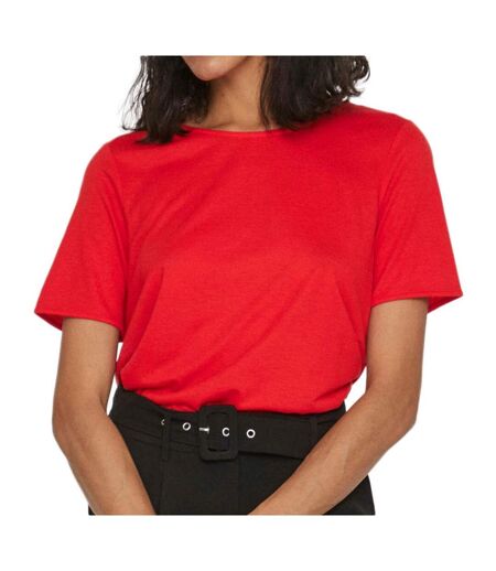 T-shirt Rouge Femme Vila Mooney - L