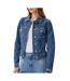 Veste en jean bleu femme tommy hilfiger vivianne skn - l-1