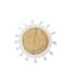 Tapis Rond en Jute Pompons 80cm Blanc-1