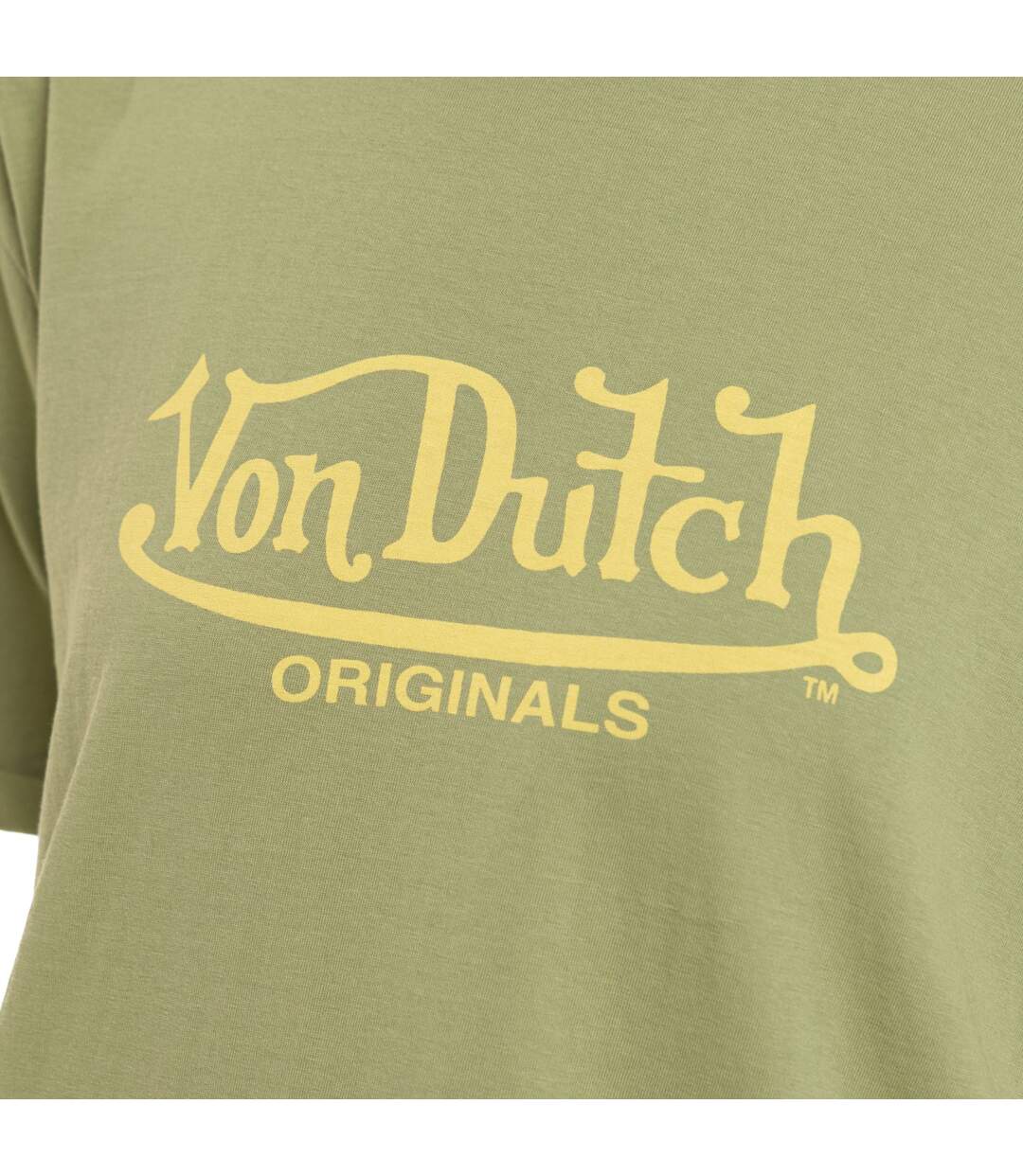 T-shirt femme regular col rond print devant Wash Vondutch-2