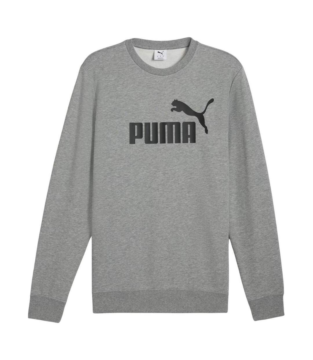 Sweat Style Logo Essentials No Homme Gris Puma-2