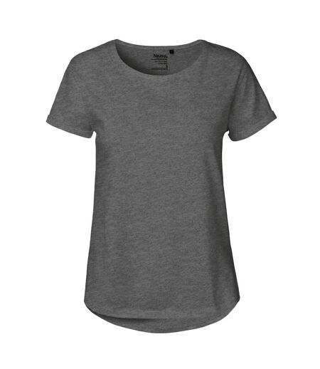 T-shirt Femme Gris Foncé Chiné Neutral