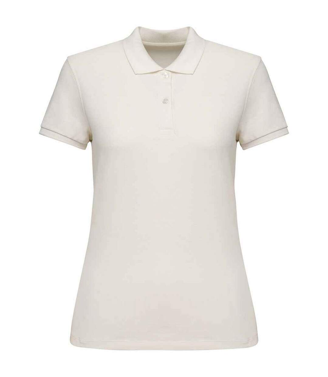 Polo femme blanc cassé Native Spirit