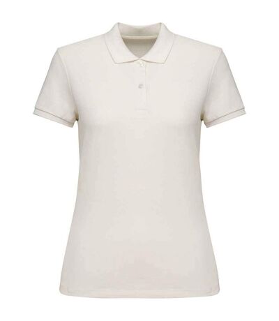 Polo femme blanc cassé Native Spirit