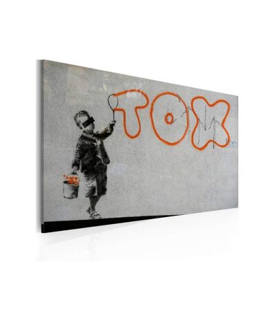 Paris Prix - Tableau Imprimé papier Peint Graffiti - Banksy 40x60cm