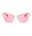Lunettes De Soleil Motif/style Fumé Et Dégradé Femme Taille Unique Jaune Or Bordeaux Max & Co-1