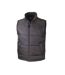 Unisex adult padded body warmer black Result Core